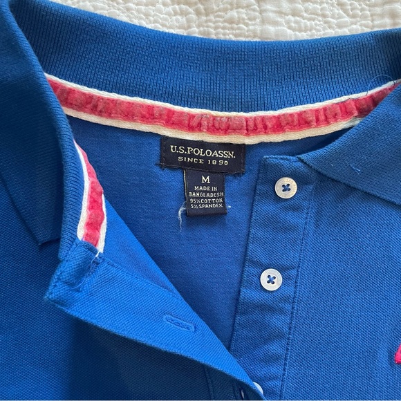 USPA electric blue polo - Picture 3 of 5